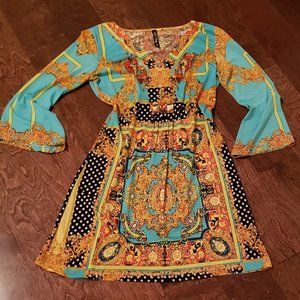 Women's White mark Mini Dress.